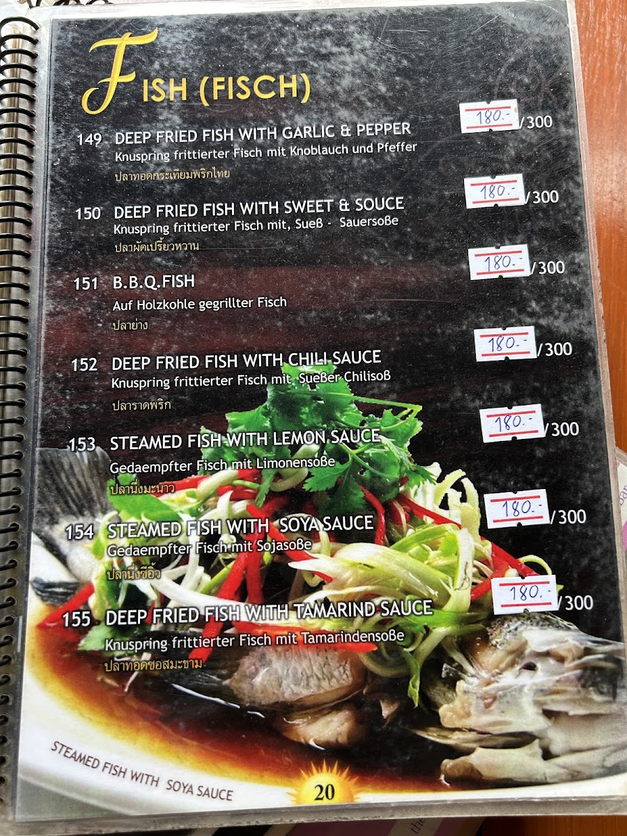 Menu Sunrise Restaurant & Bar-9