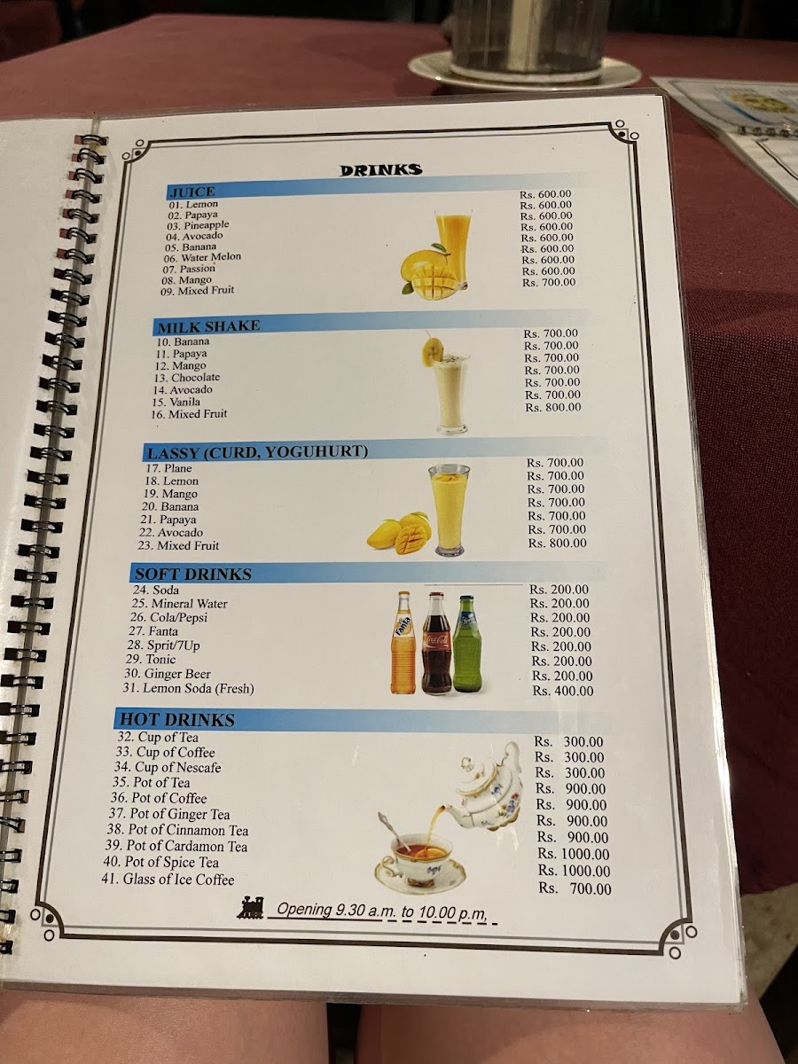 Menu Sunrise Seafood Restaurant-10