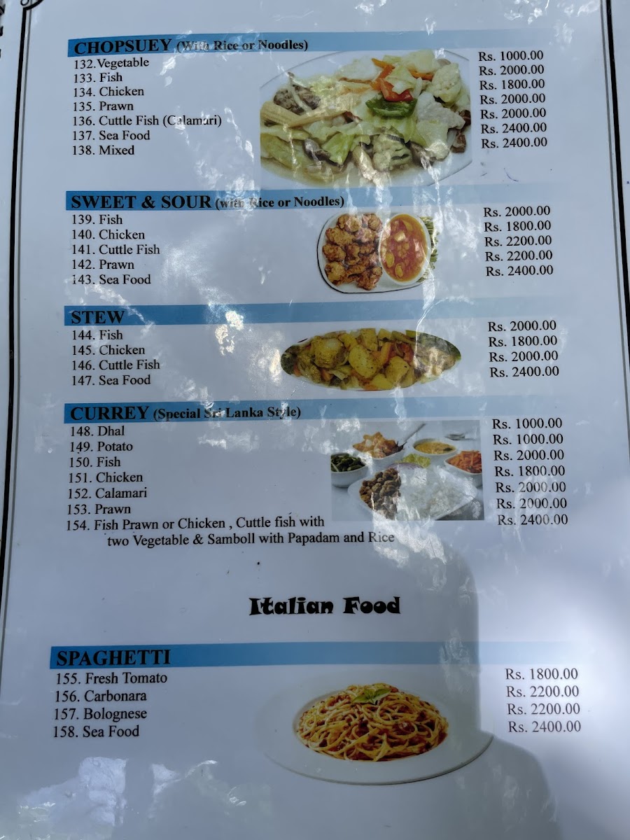 Menu Sunrise Seafood Restaurant-2