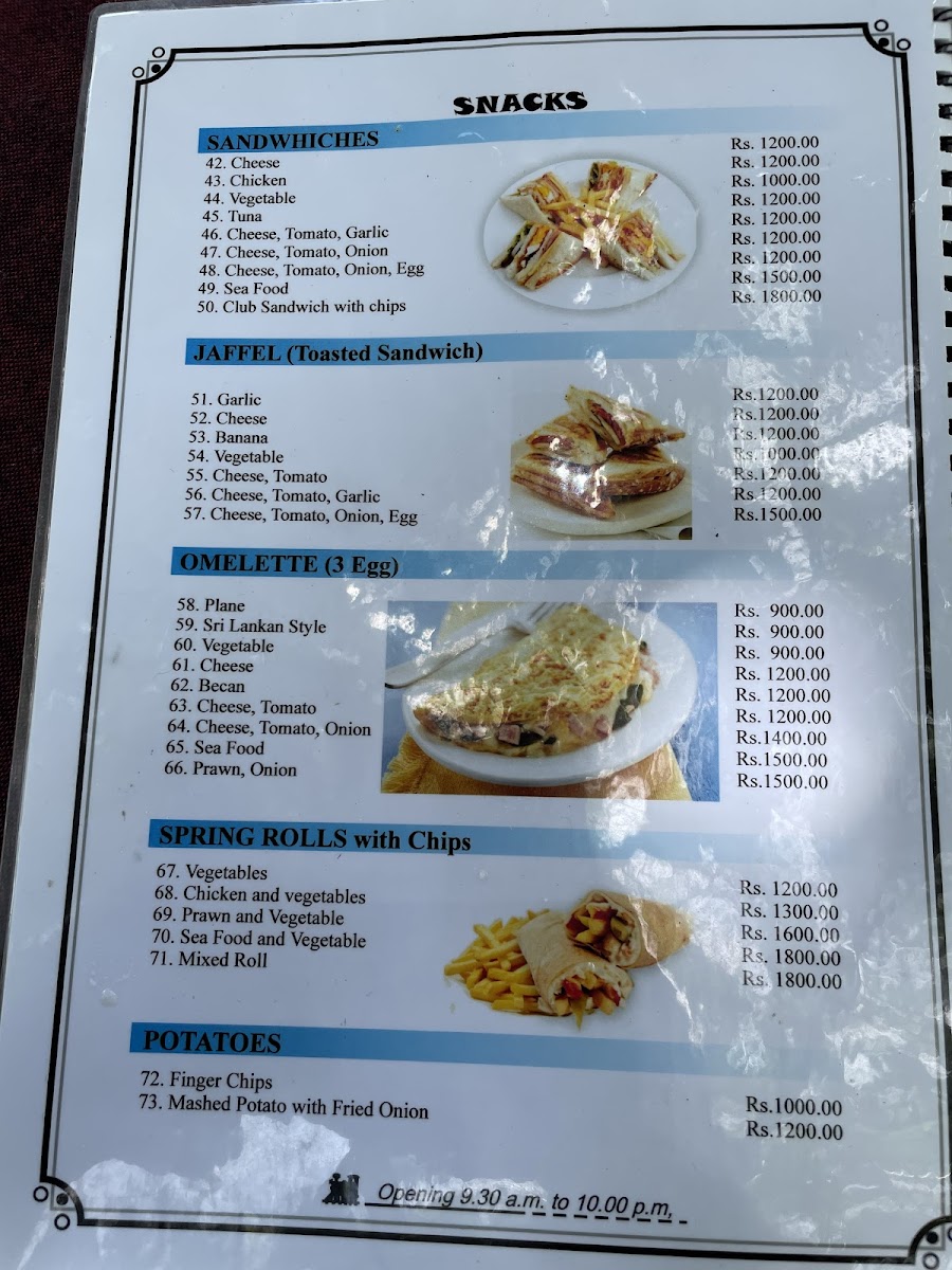 Menu Sunrise Seafood Restaurant-4