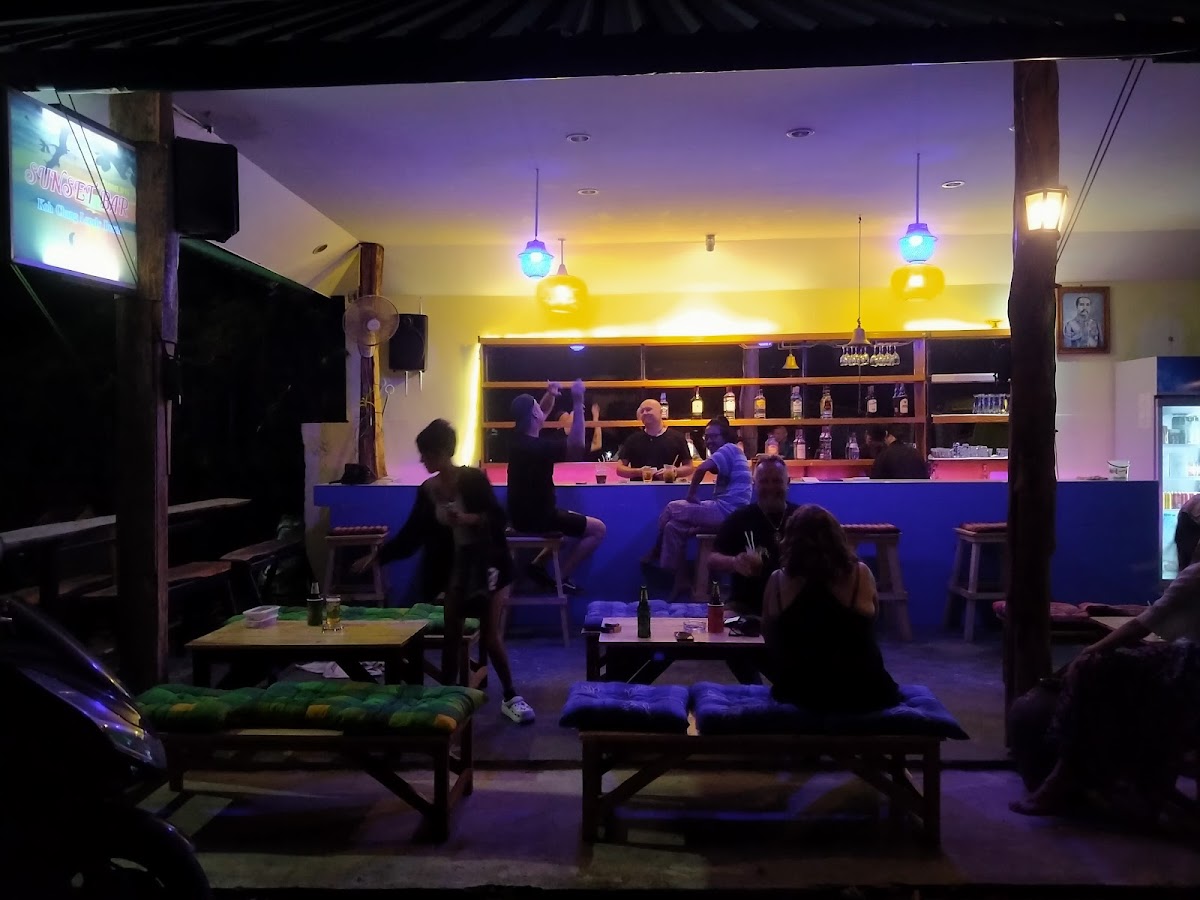 Sunset Bar Lonely Beach