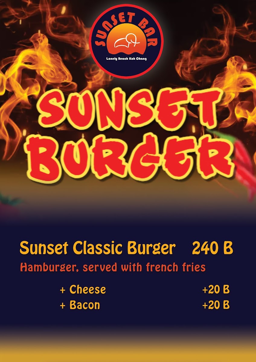 Menu Sunset Bar Lonely Beach-2