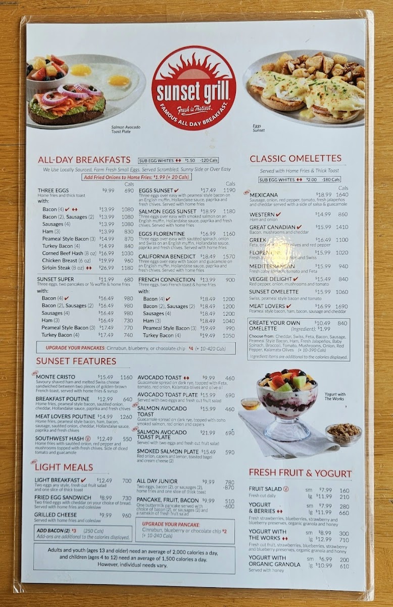 Menu Sunset Grill-2