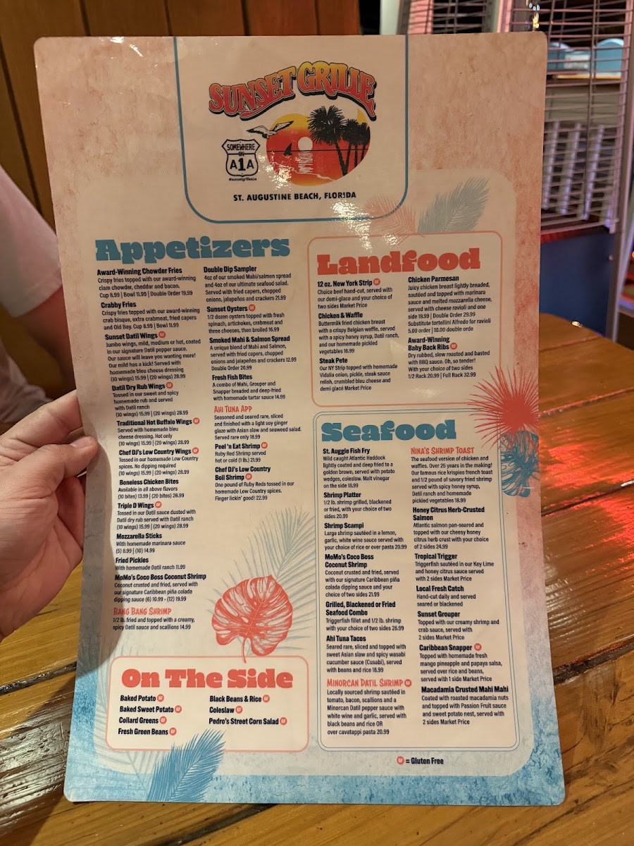 Menu Sunset Grille-1