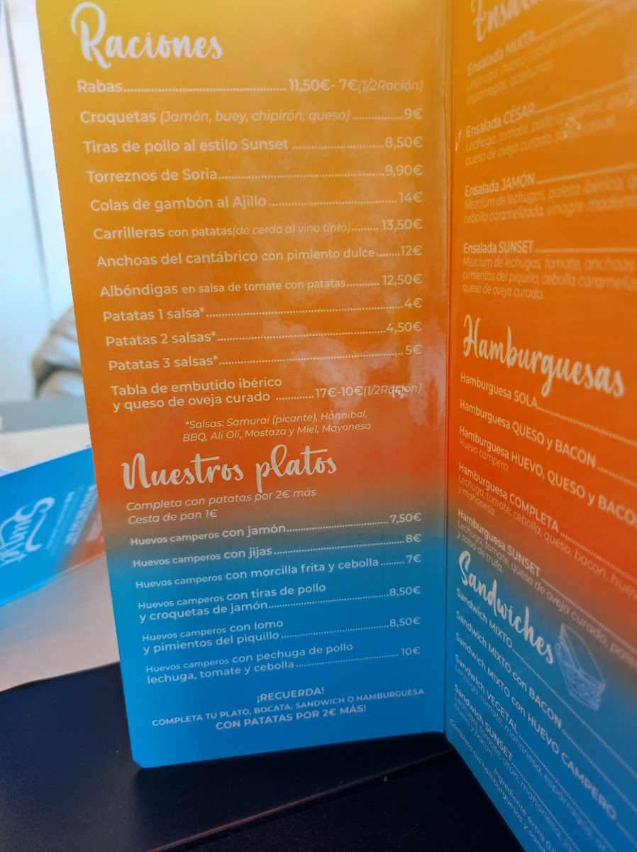 Menu Sunset Liencres Food & Drink-4
