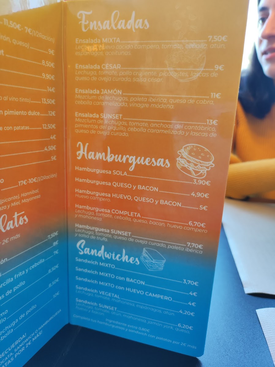 Menu Sunset Liencres Food & Drink-5