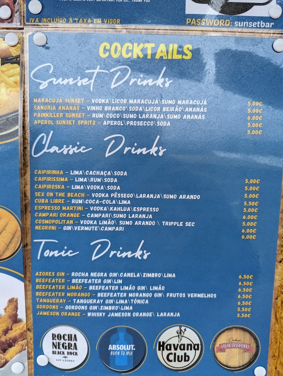 Menu Sunset Poço Da Pedra-8
