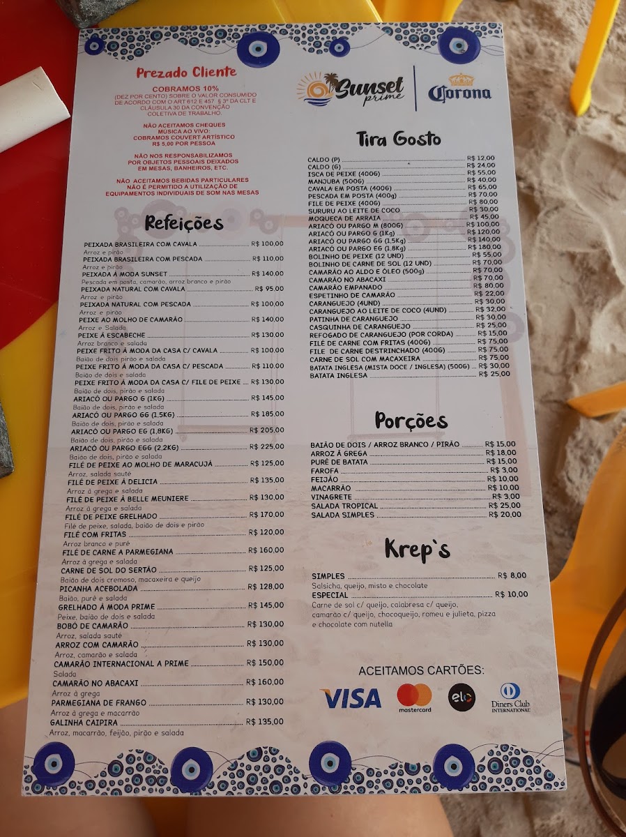 Menu Sunset Prime-5