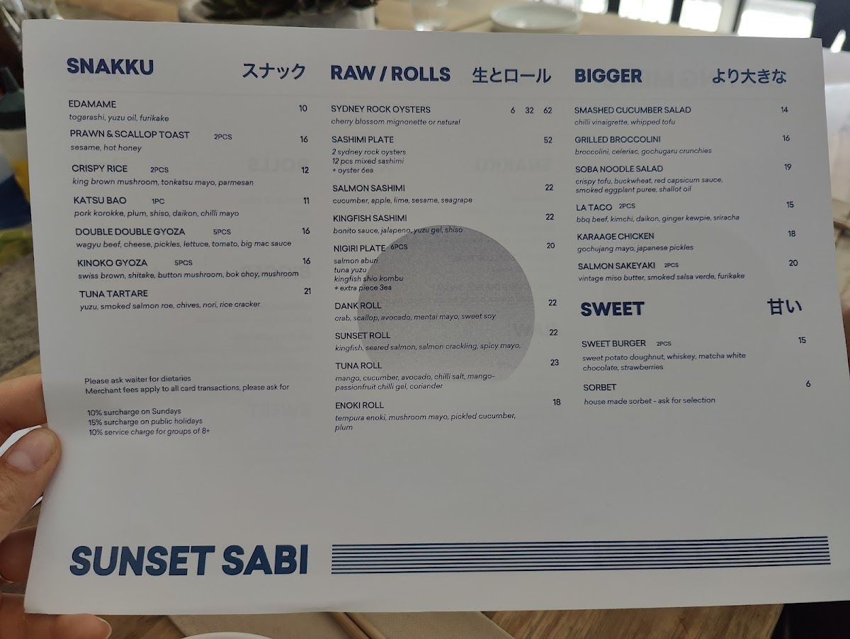 Menu Sunset Sabi-1
