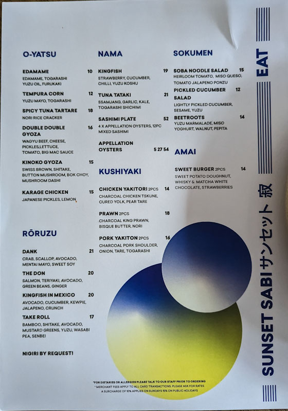 Menu Sunset Sabi-2