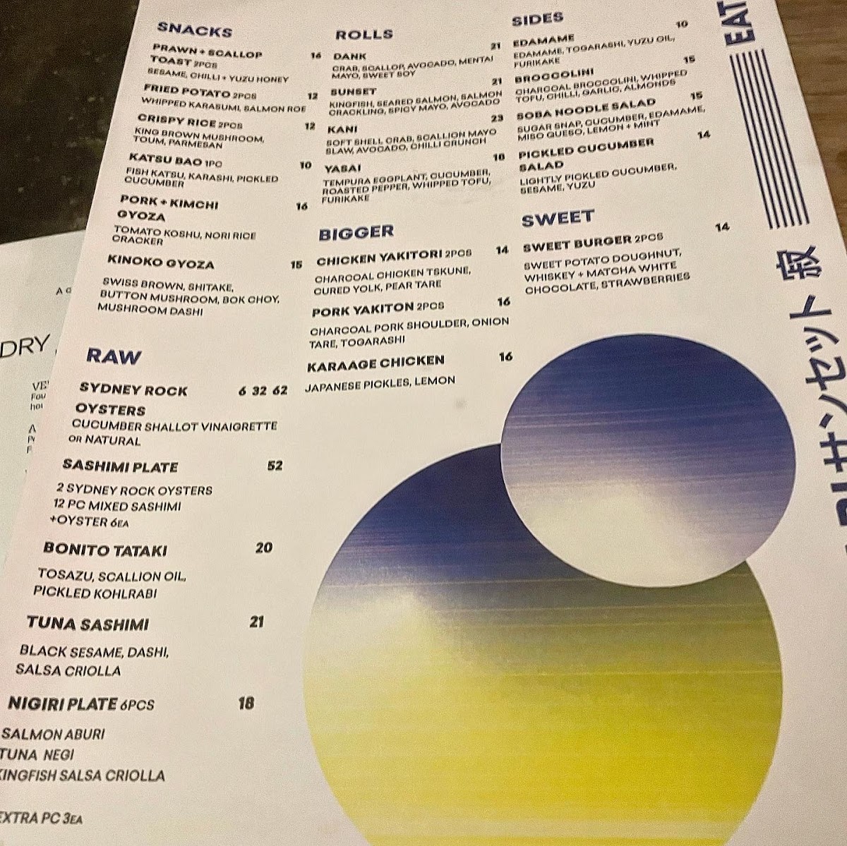Menu Sunset Sabi-8