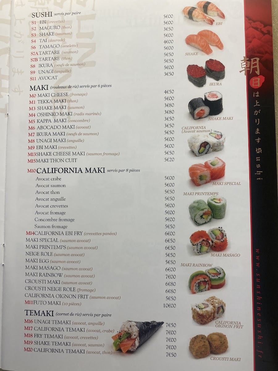 Menu Sunshine Sushi.-7