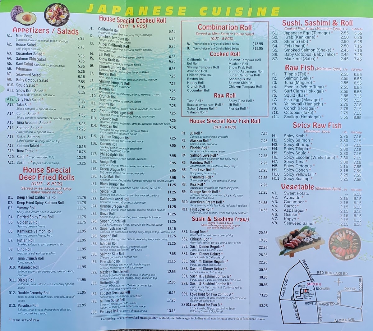Menu Super 8 Chinese Restaurant-4