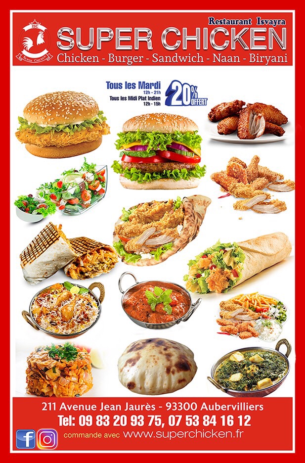 Menu Super Chicken - Isc-1