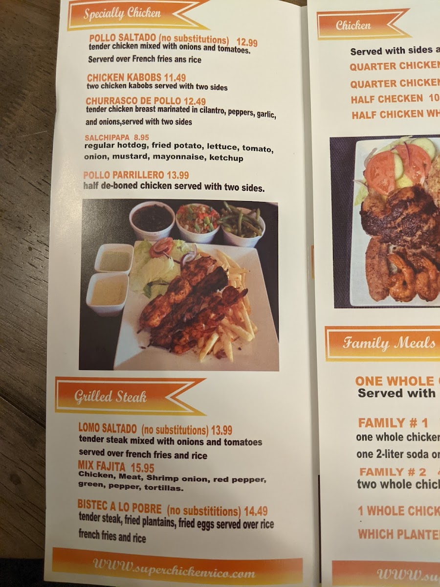 Menu Super Chicken Rico-5