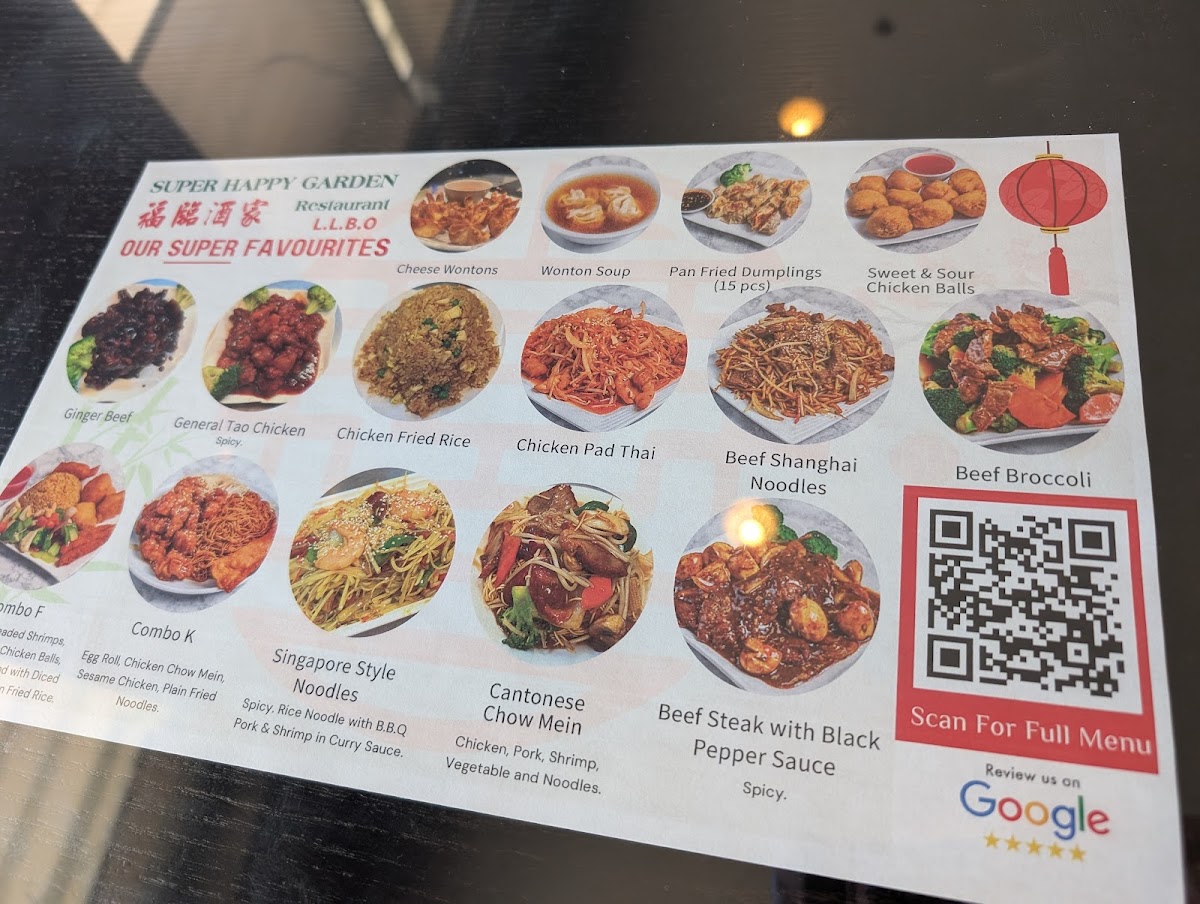 Menu Super Happy Garden-2