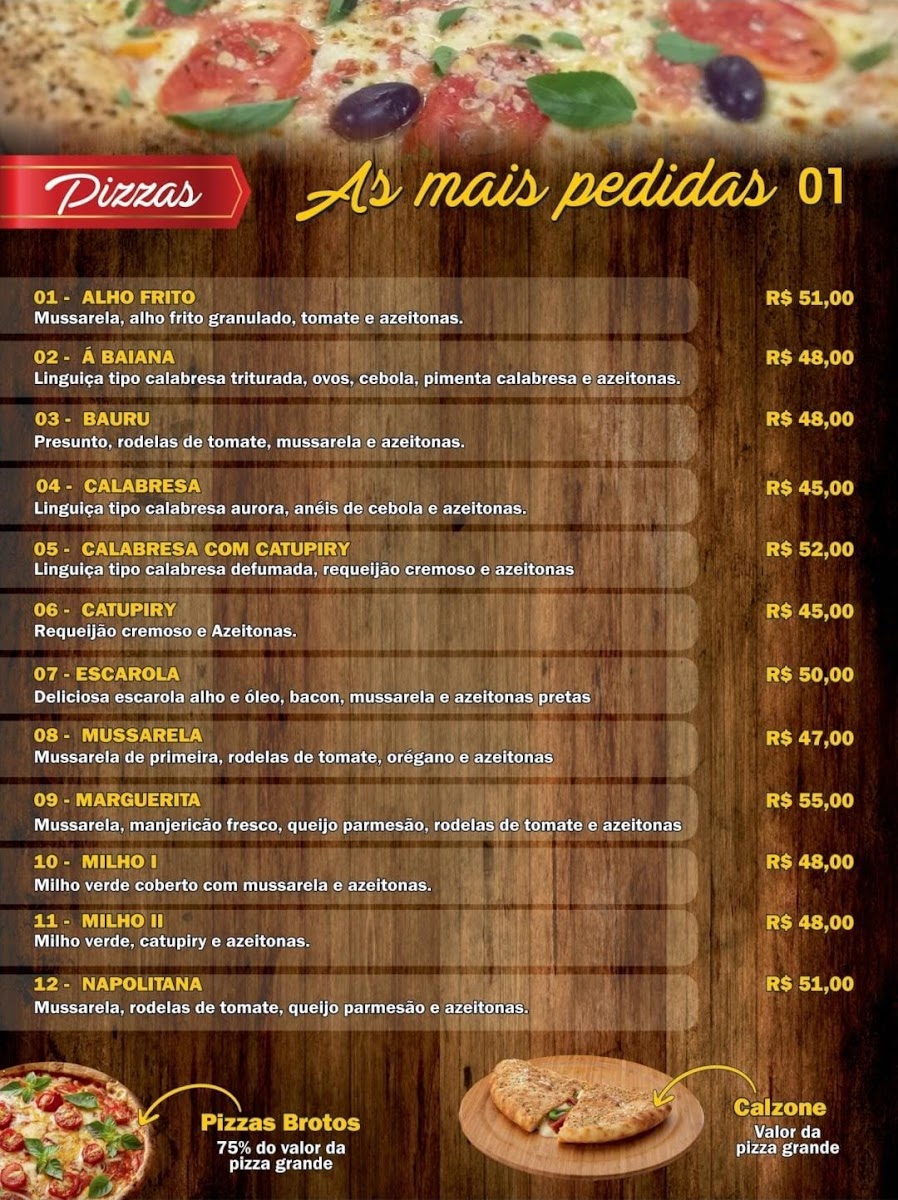 Menu Super Pizza I9-2
