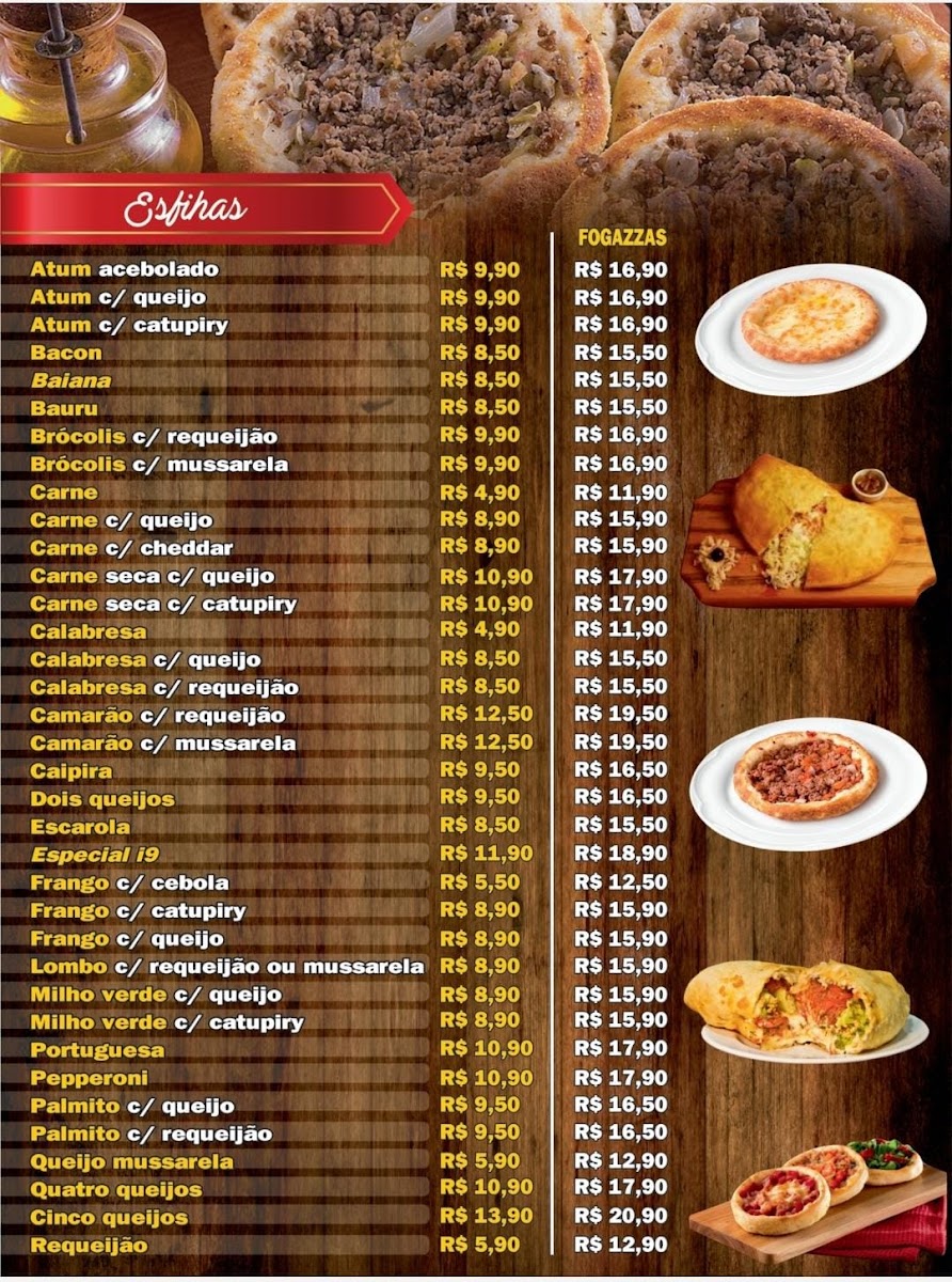 Menu Super Pizza I9-3