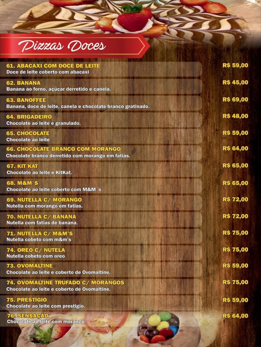 Menu Super Pizza I9-6