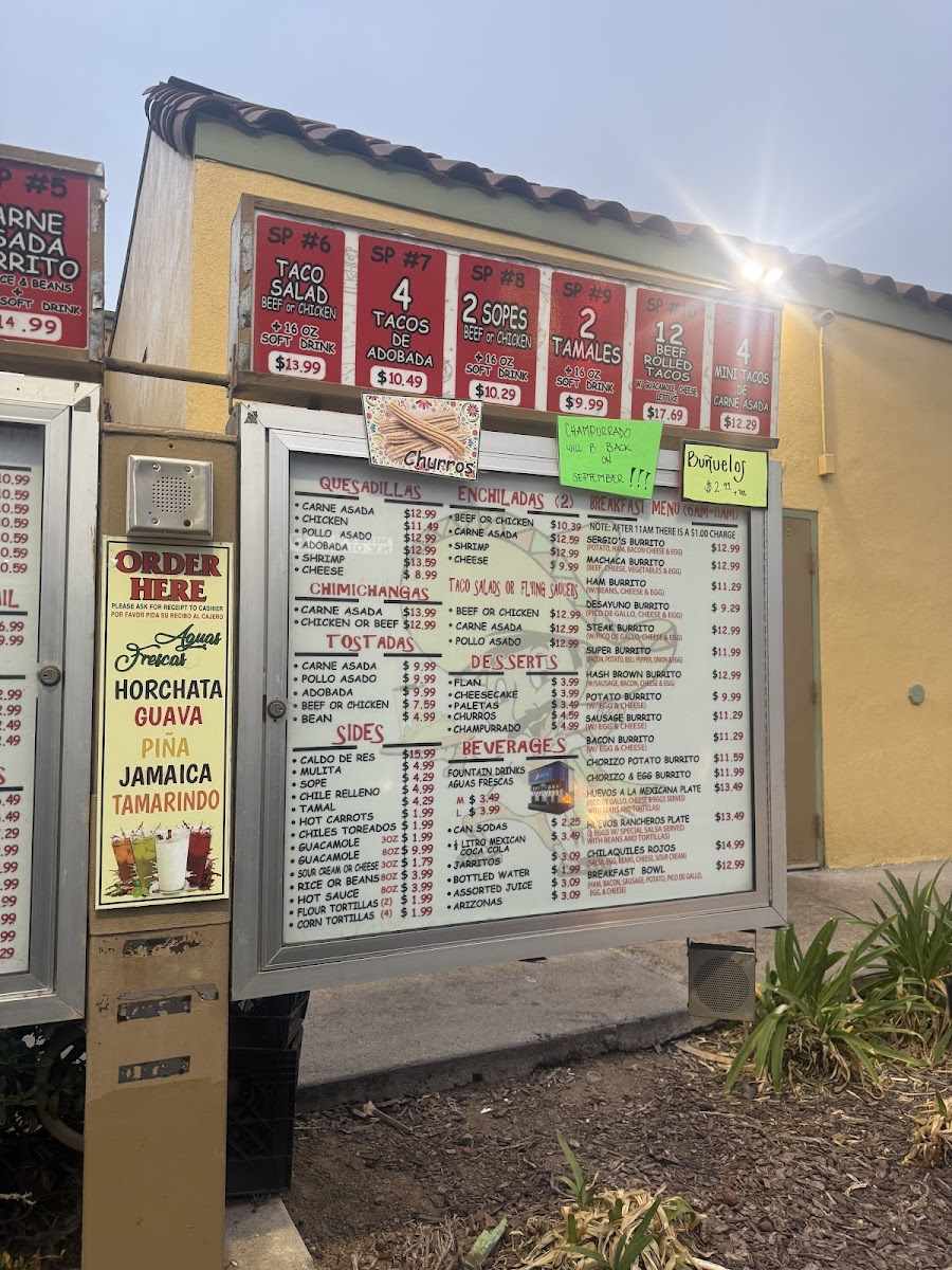 Menu Super Sergio's-1