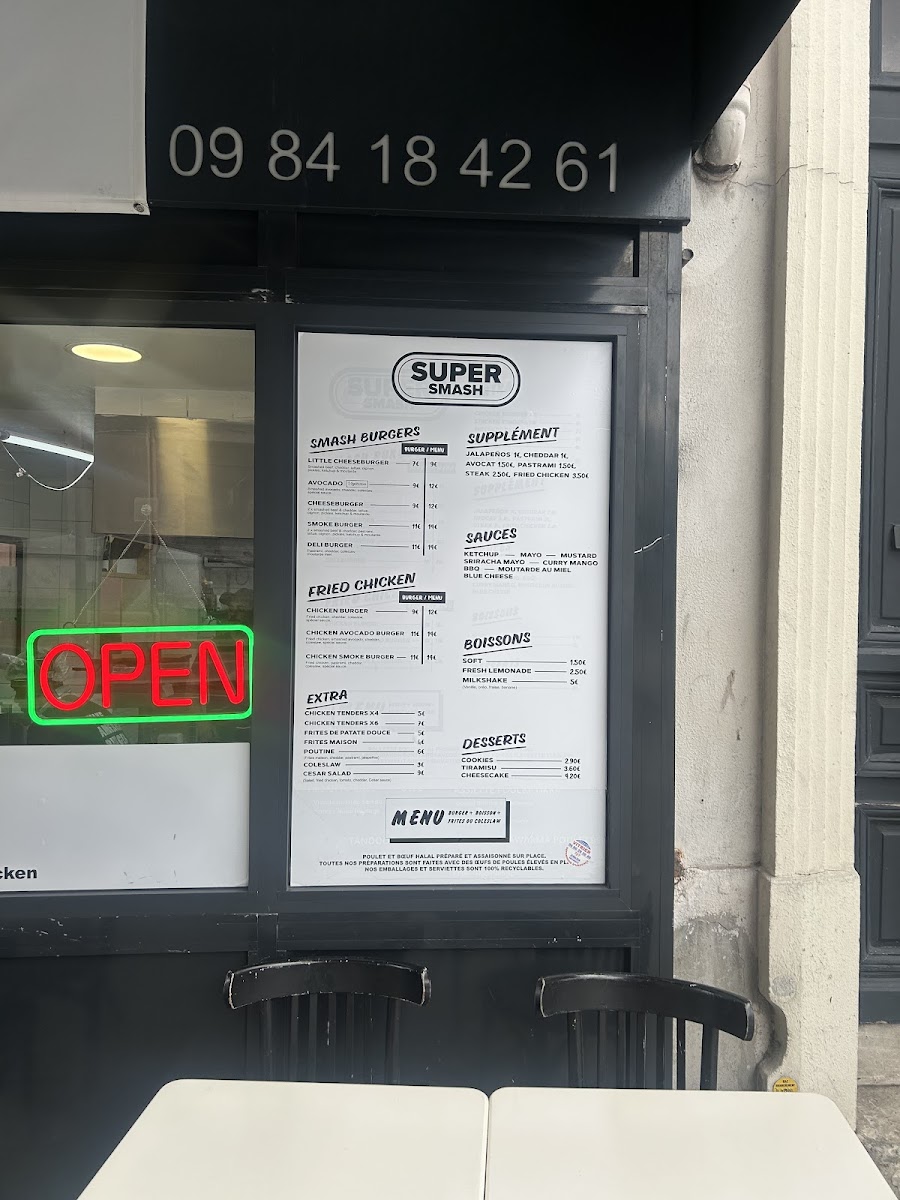 Menu Super Smash Cours De Vincennes-2