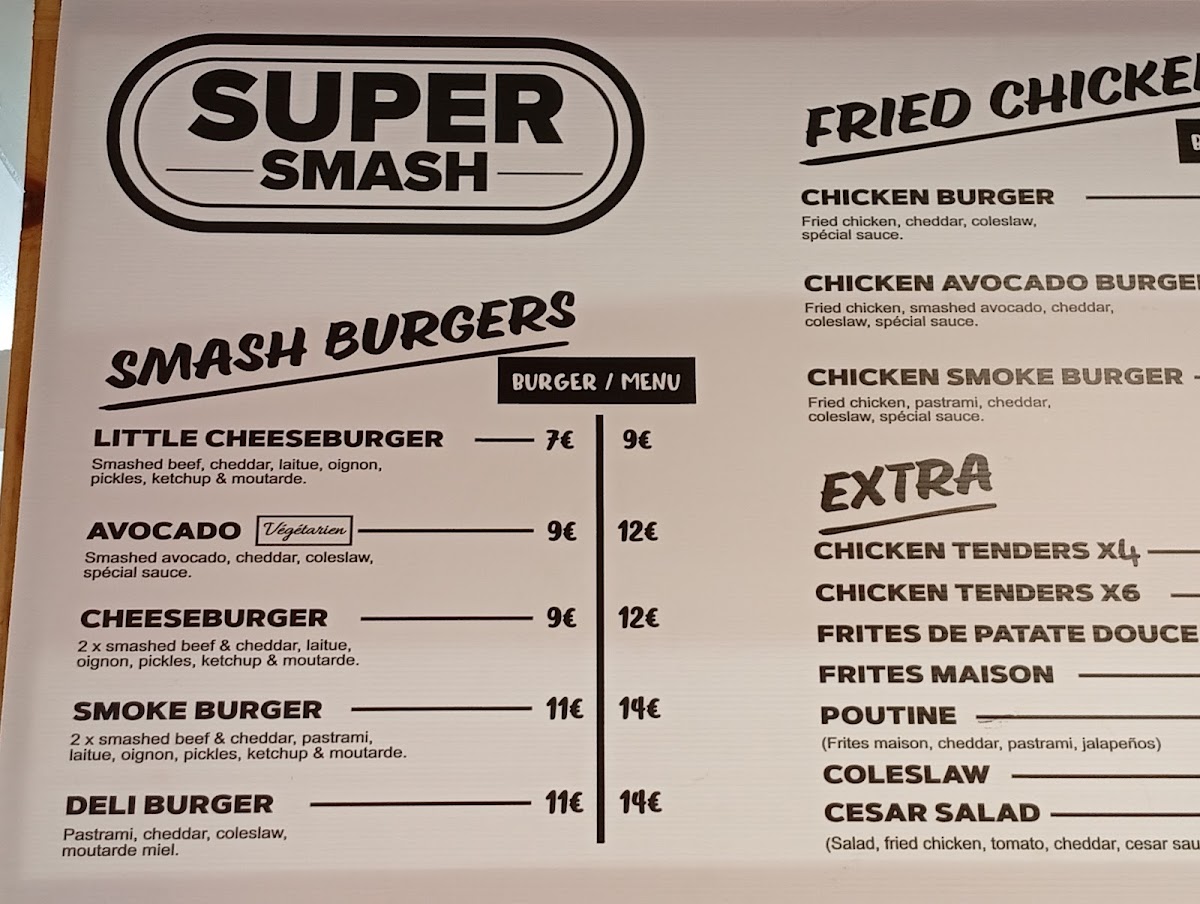 Menu Super Smash Cours De Vincennes-5