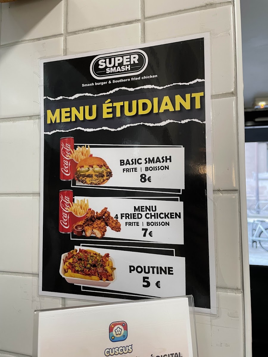 Menu Super Smash Cours De Vincennes-7