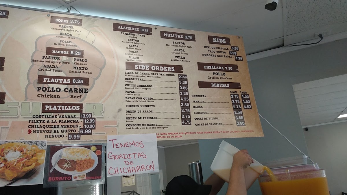 Menu Super Tacos Danny's-6