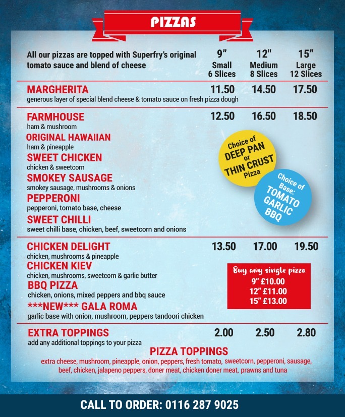 Menu Superfry Leicester-1