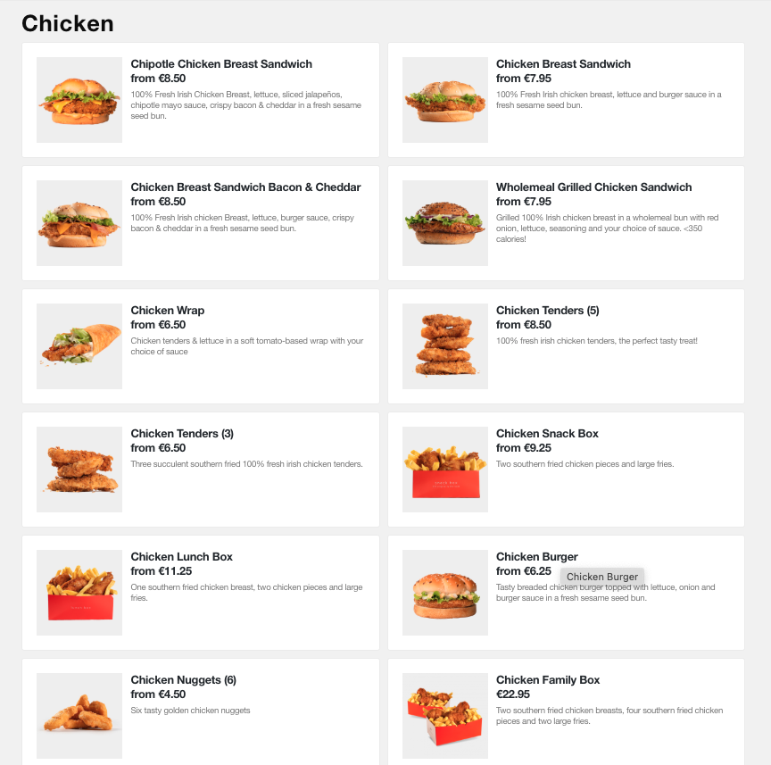 Menu Supermac's And Papa John's Westport-1