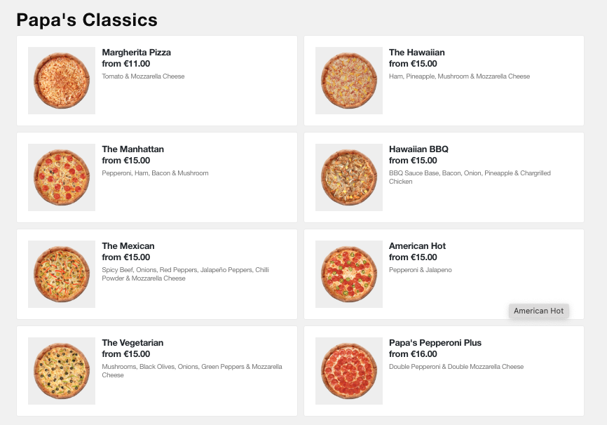 Menu Supermac's And Papa John's Westport-8
