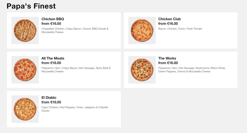 Menu Supermac's And Papa John's Westport-9
