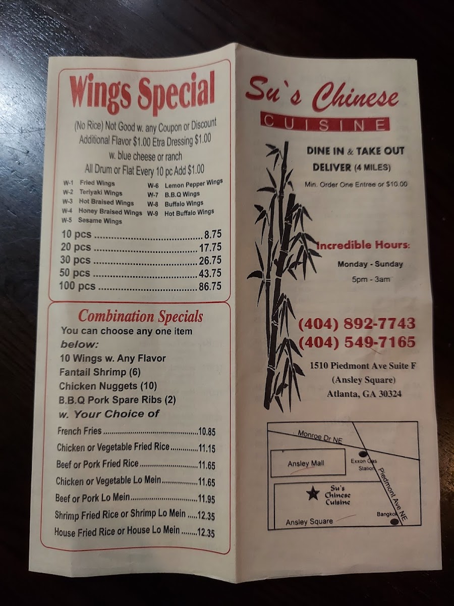 Menu Su's Chinese Cuisine-2
