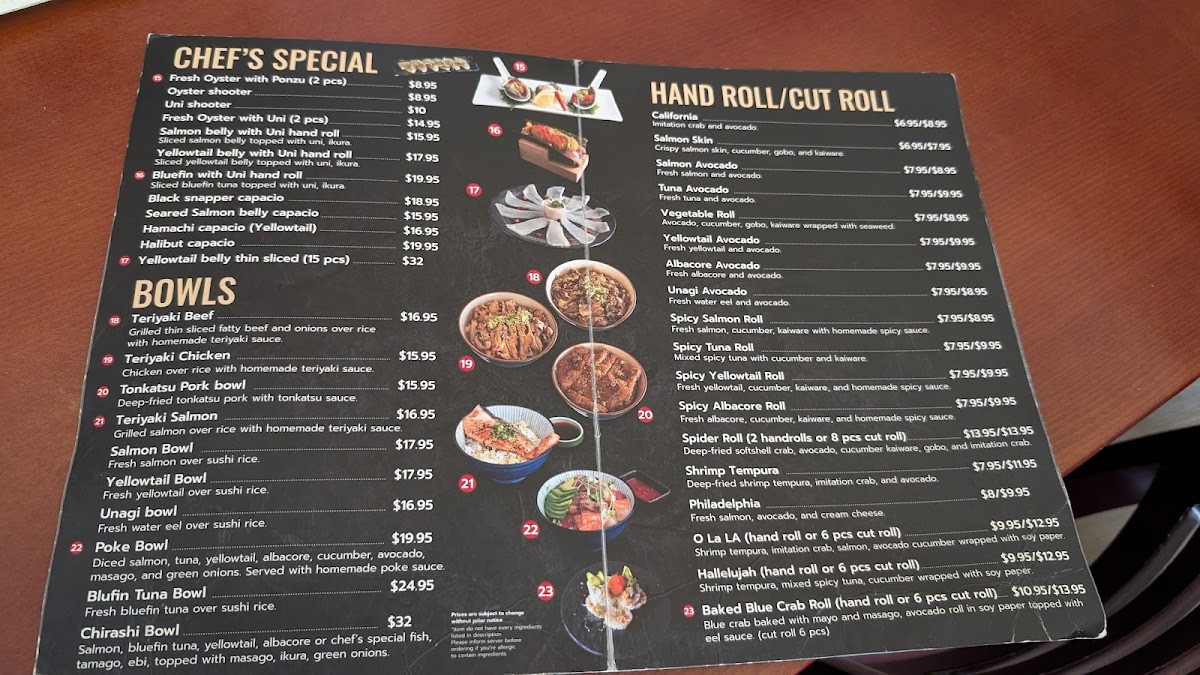 Menu Sushi Akito-1