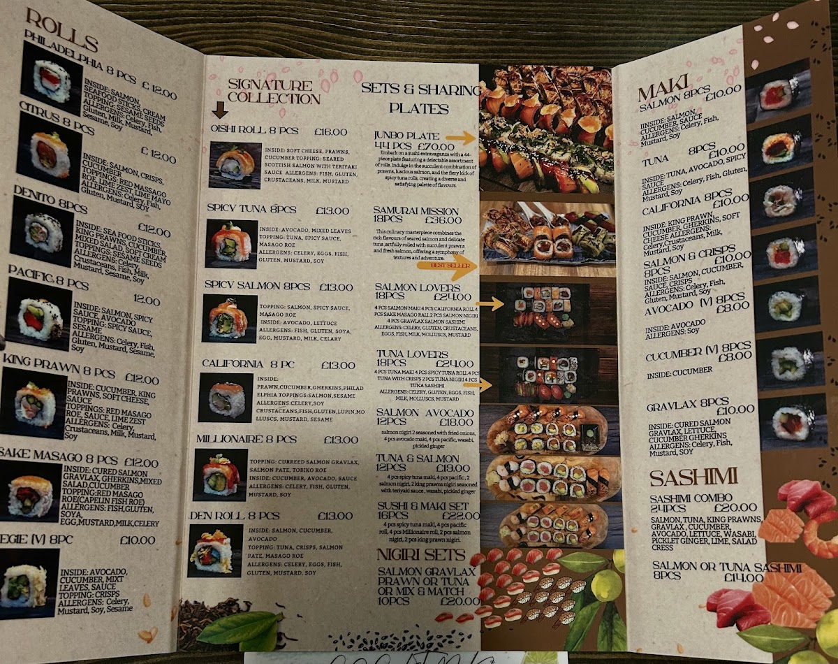Menu Sushi Den-1