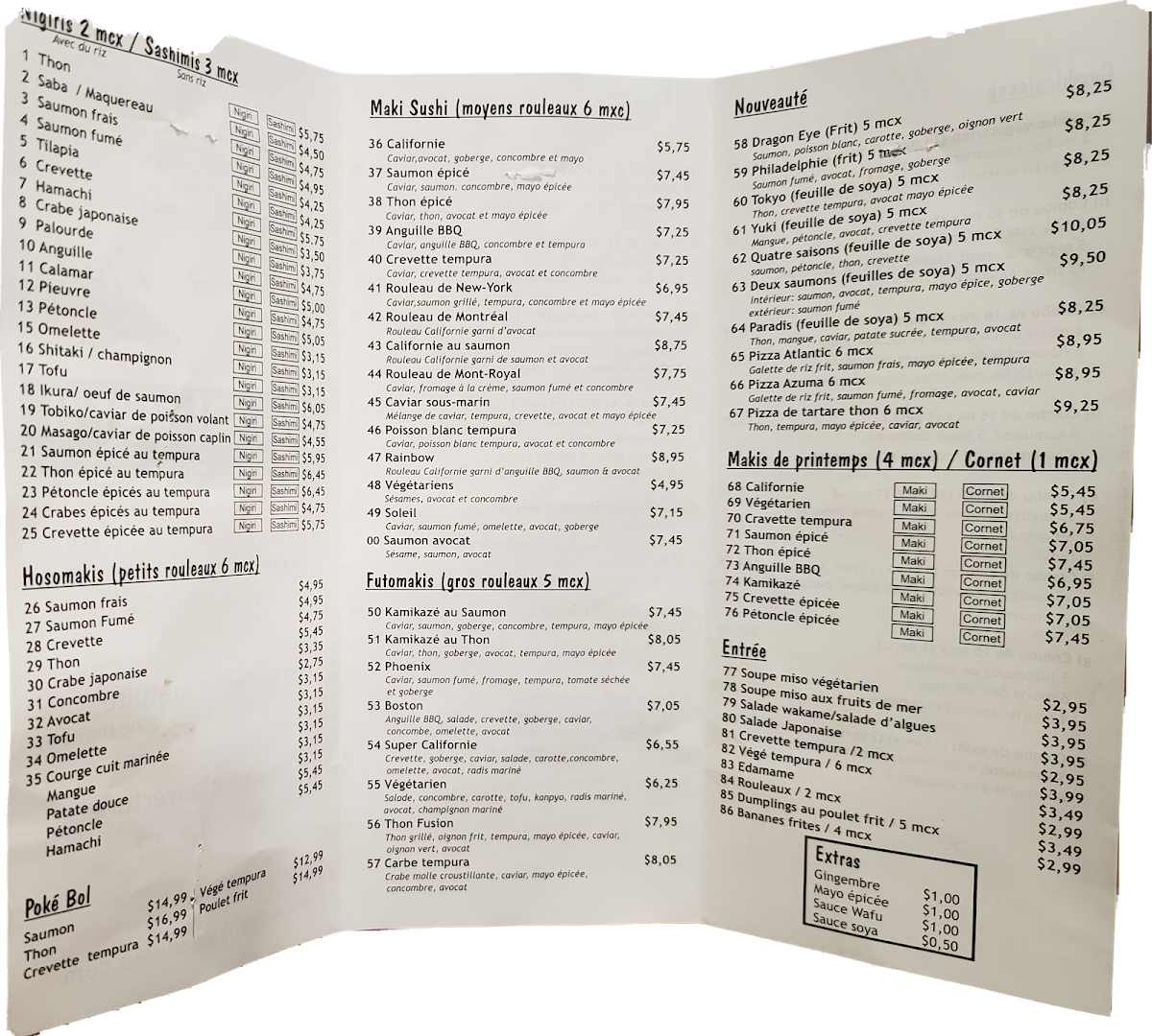 Menu Sushi Dépanneur-1