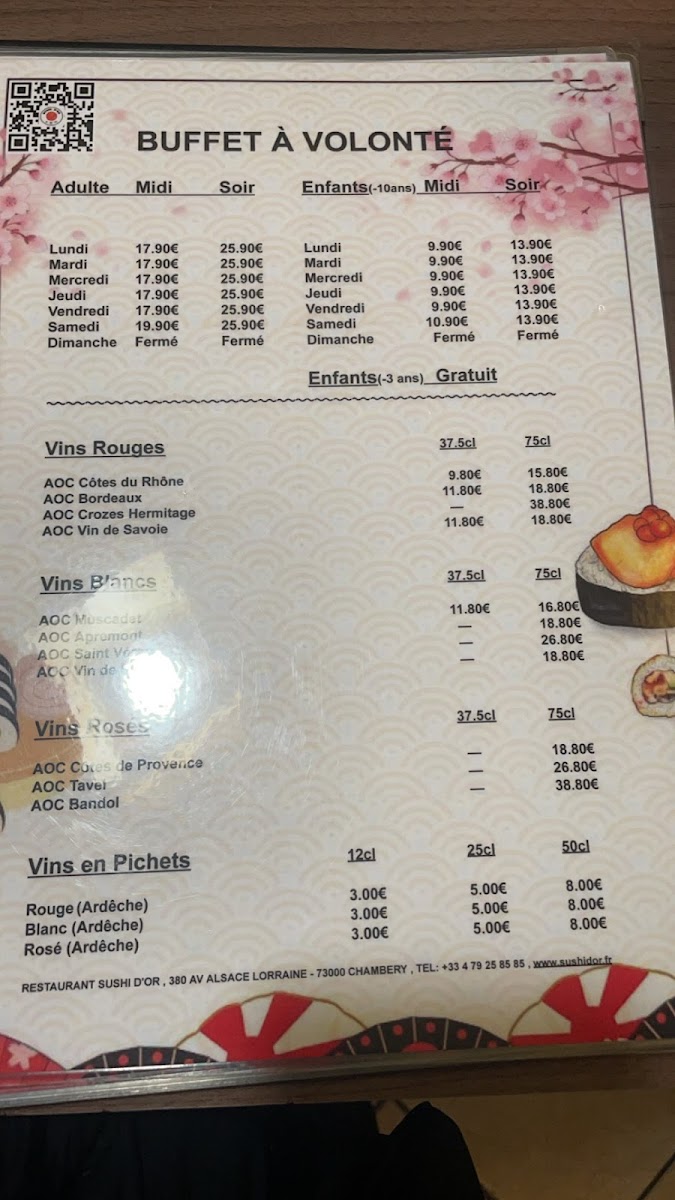 Menu Sushi D'or-3