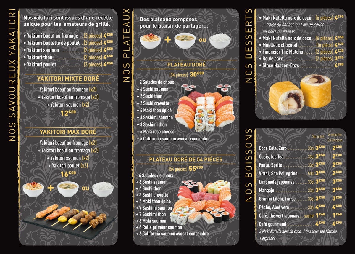 Menu Sushi Doré-4
