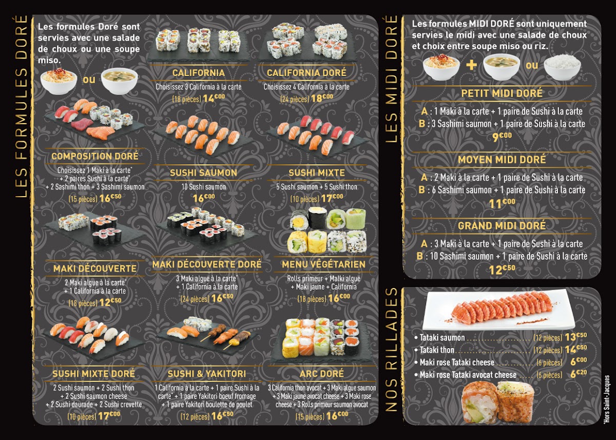 Menu Sushi Doré-5