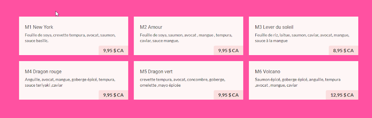 Menu Sushi Et Crèmerie Amour-3