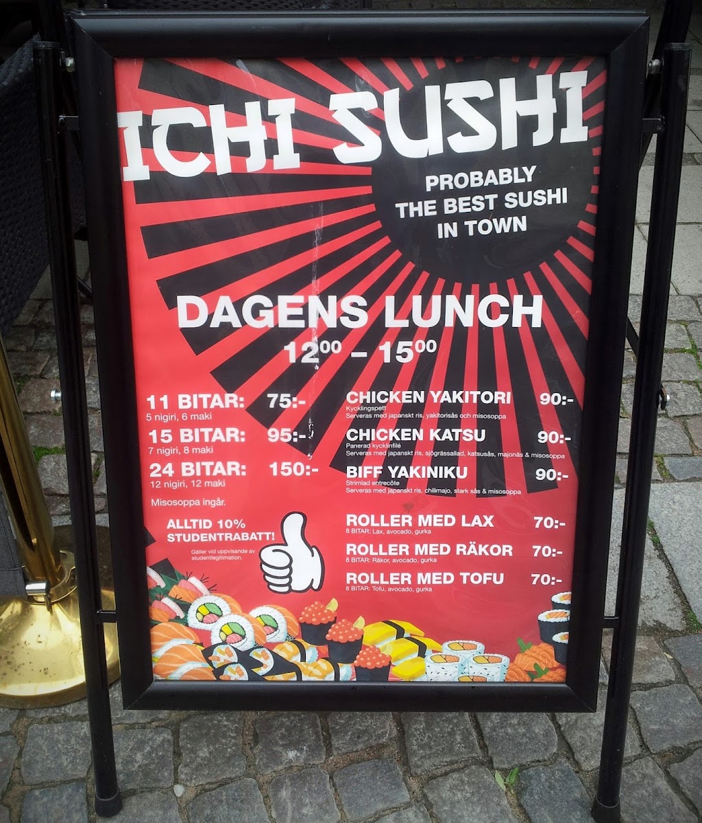 Menu Sushi Express Lund-1