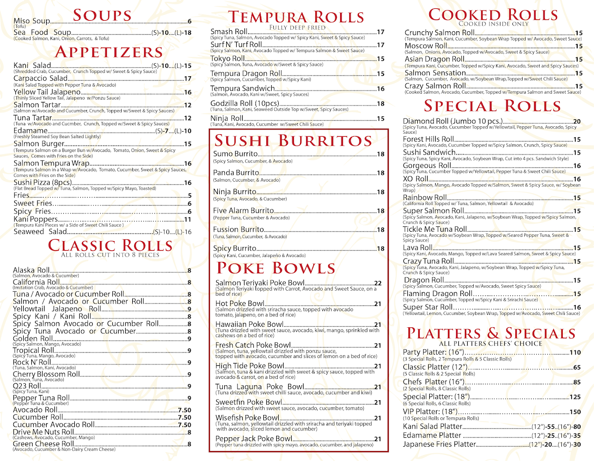 Menu Sushi Fussion-1