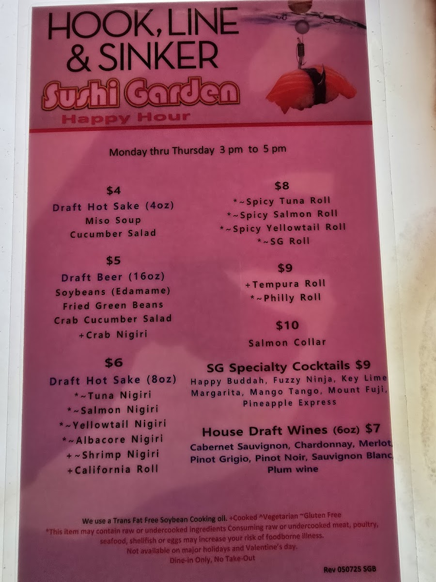 Menu Sushi Garden-4