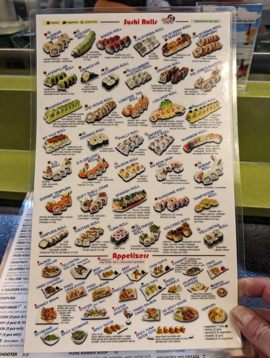 Menu Sushi Garden-9