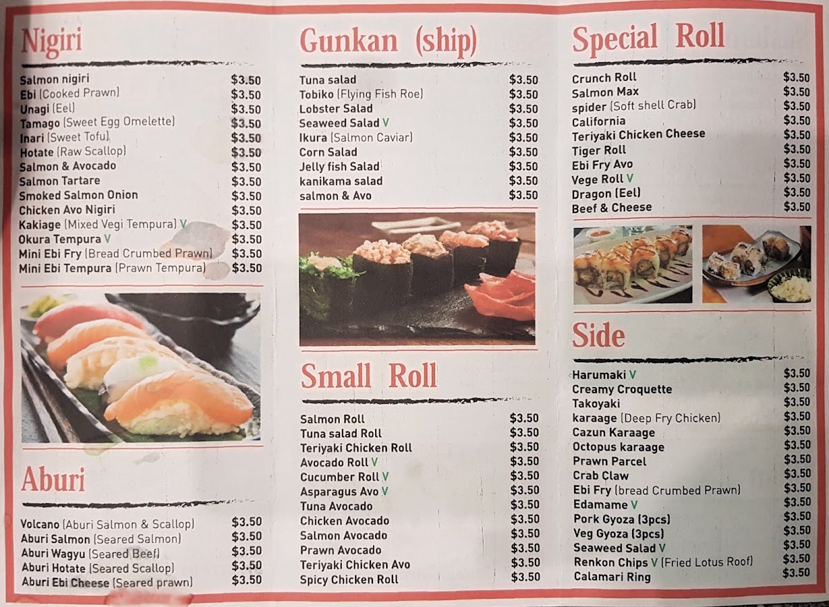 Menu Sushi Go-En-10
