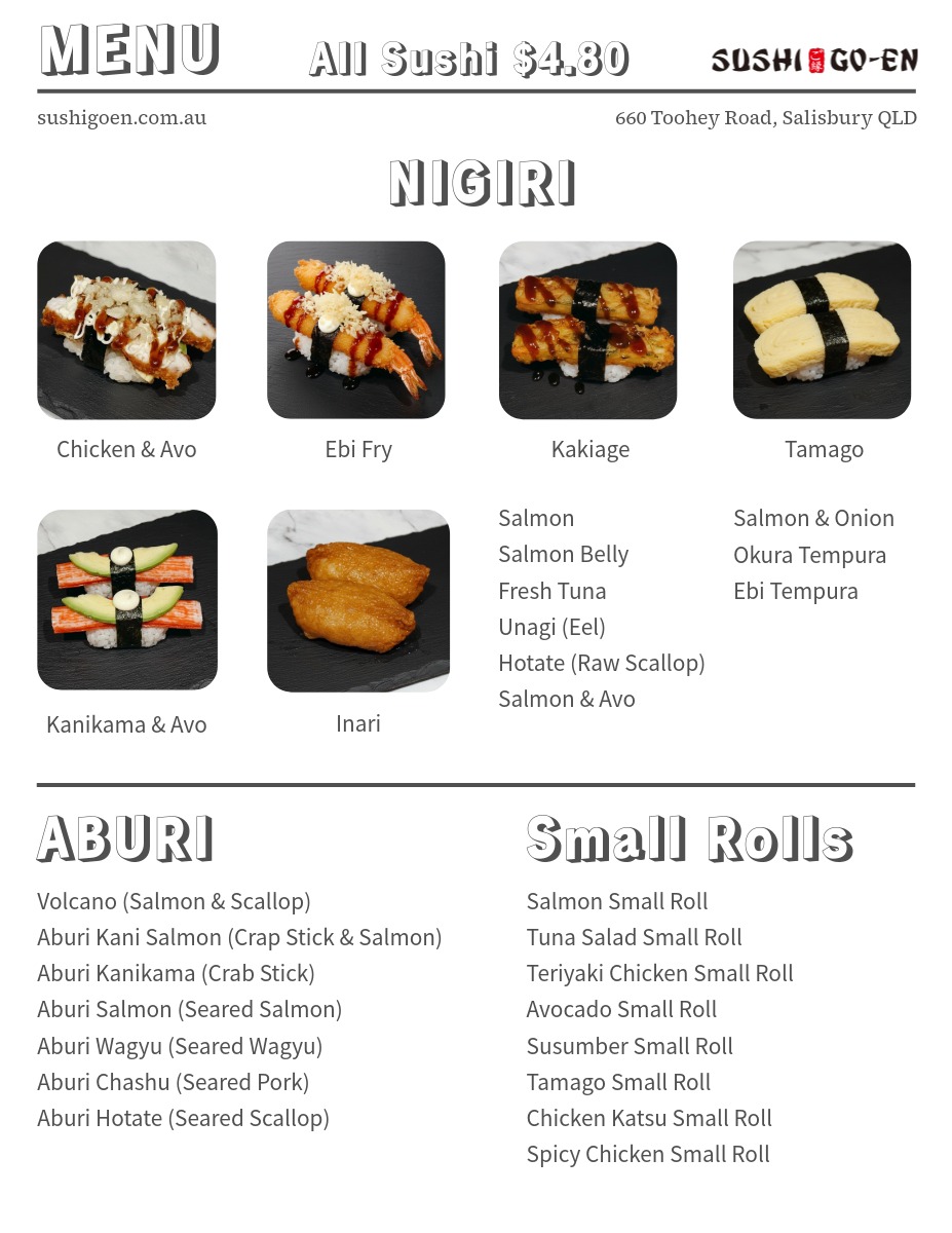Menu Sushi Go-En-5