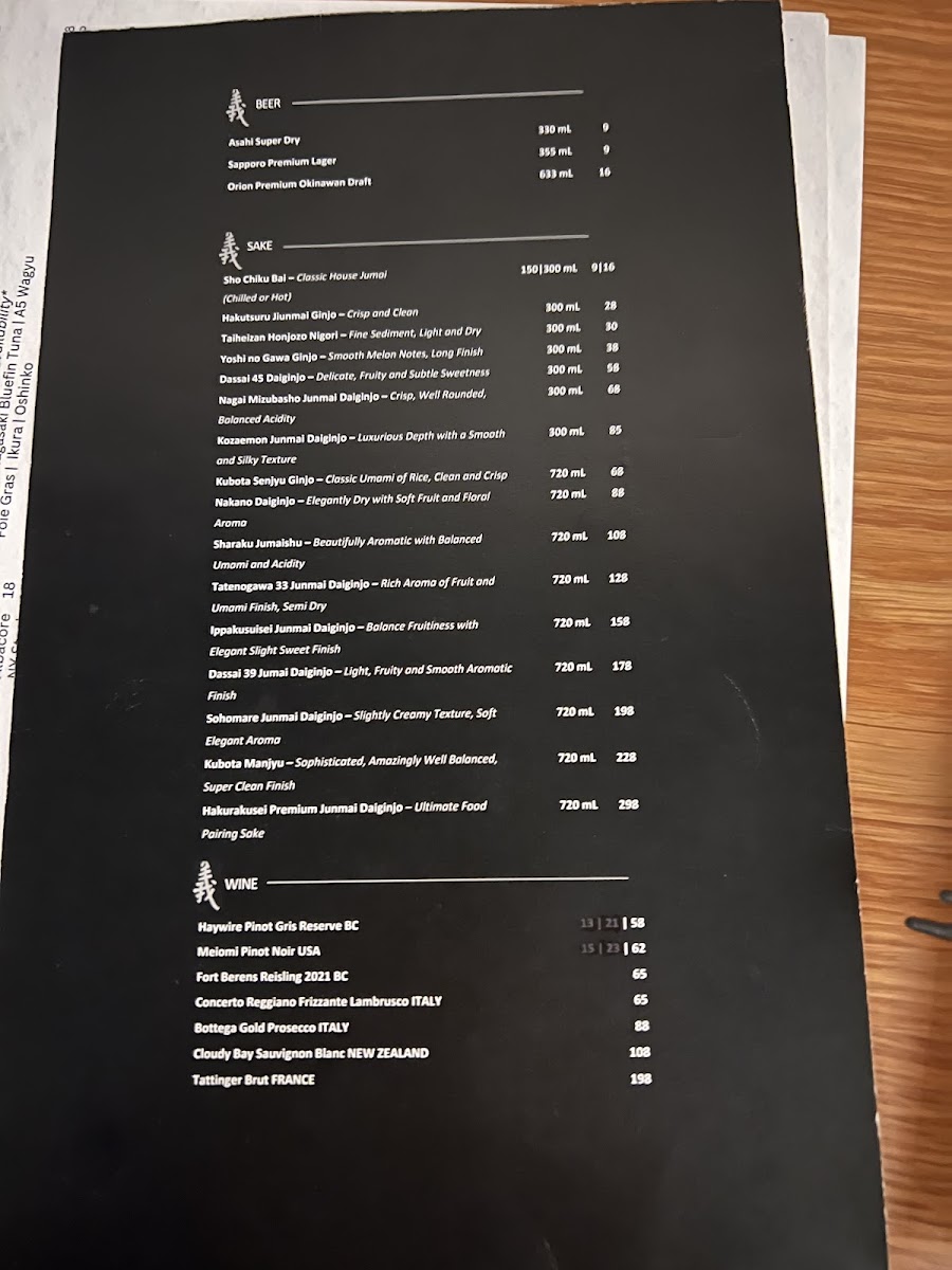 Menu Sushi Hil-7