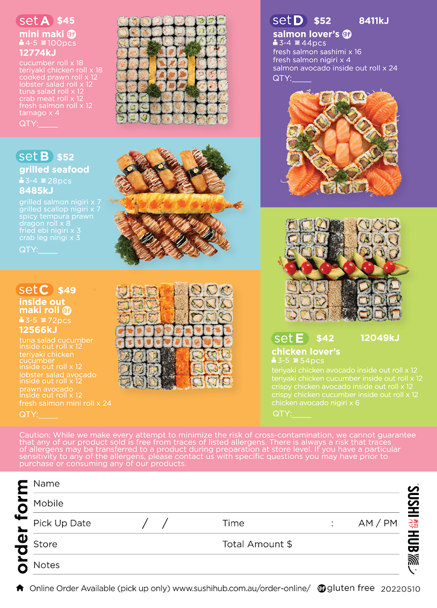 Menu Sushi Hub Castle Hill-1
