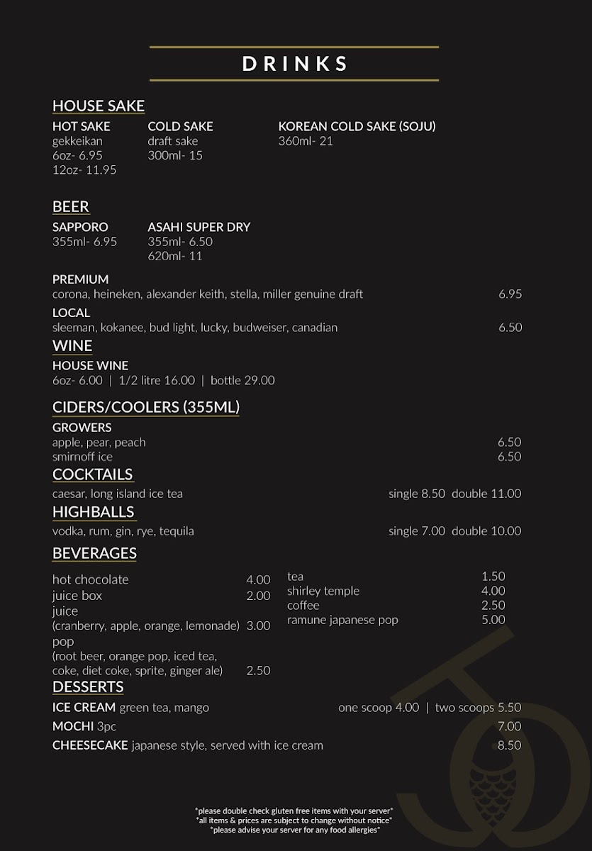 Menu Sushi Jo Courtenay Japanese Restaurant (Courtenay)-8