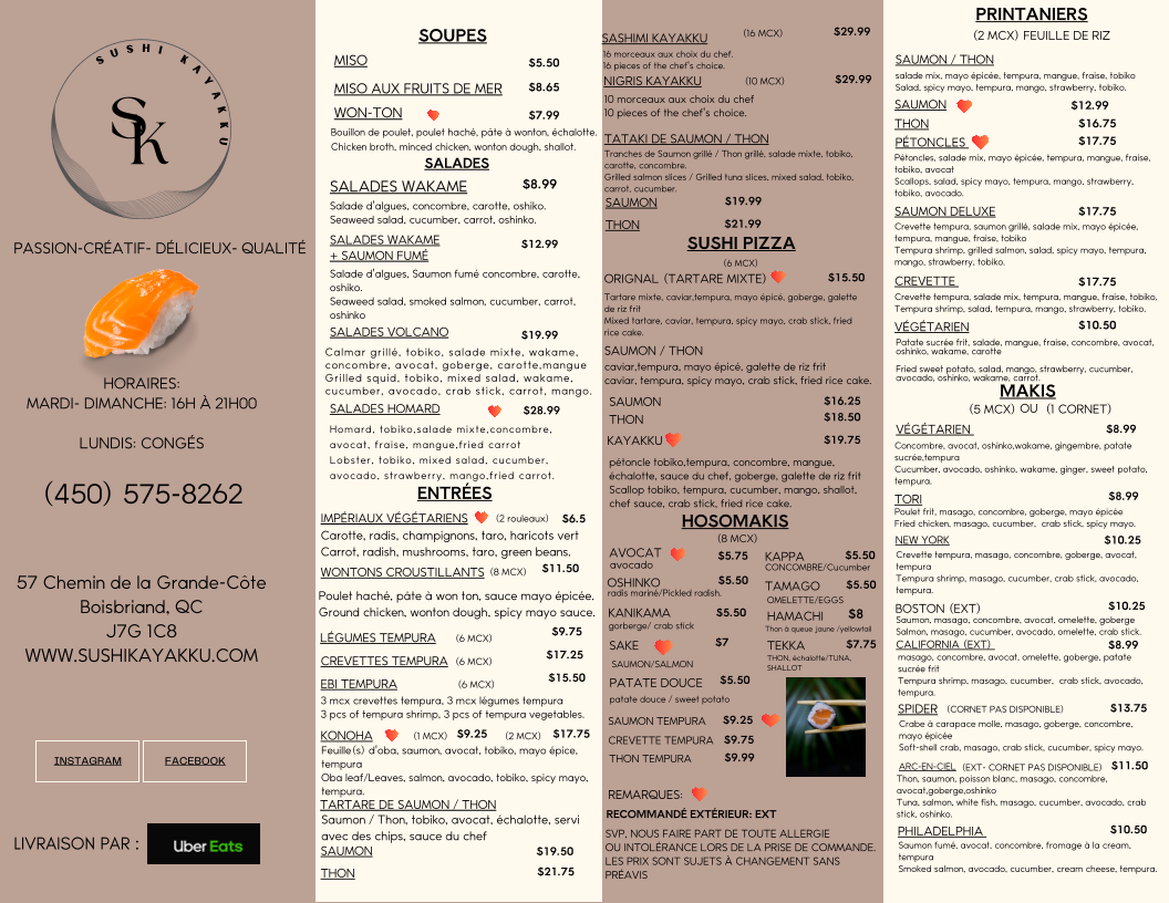 Menu Sushi Kayakku-1